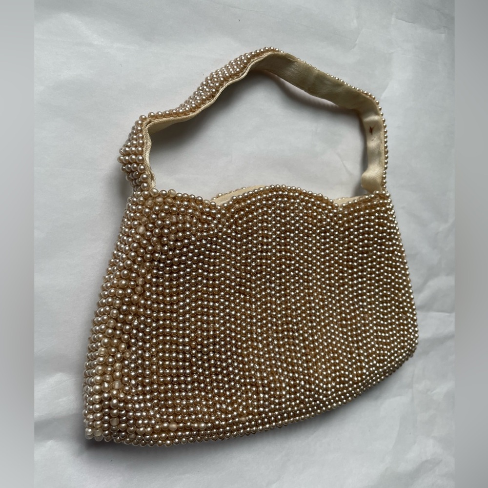 Vintage Beaded Mini Zippered Hand Bag - Picture 5 of 9